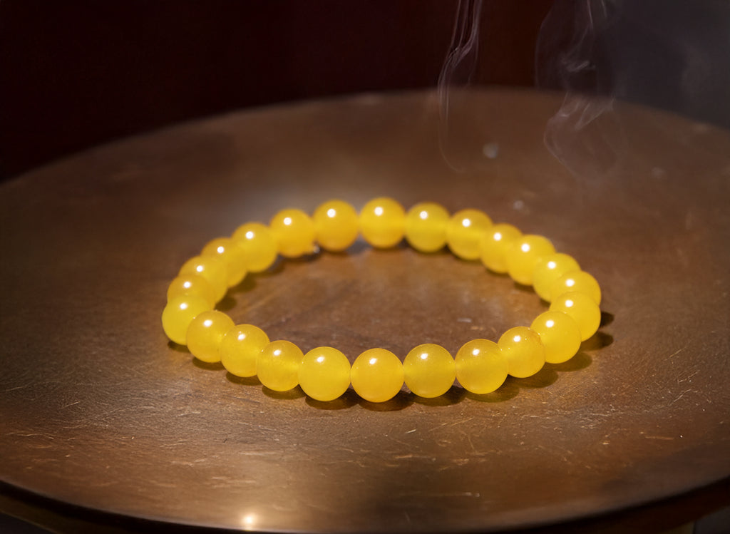 Yellow Agate (Hakik) Bracelet