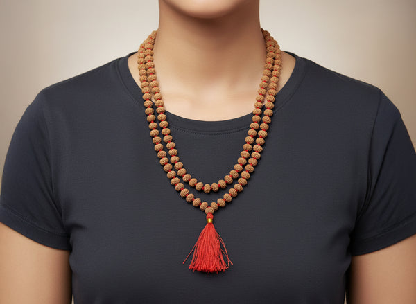 9 Mukhi Rudraksha Mala (108 Beads)