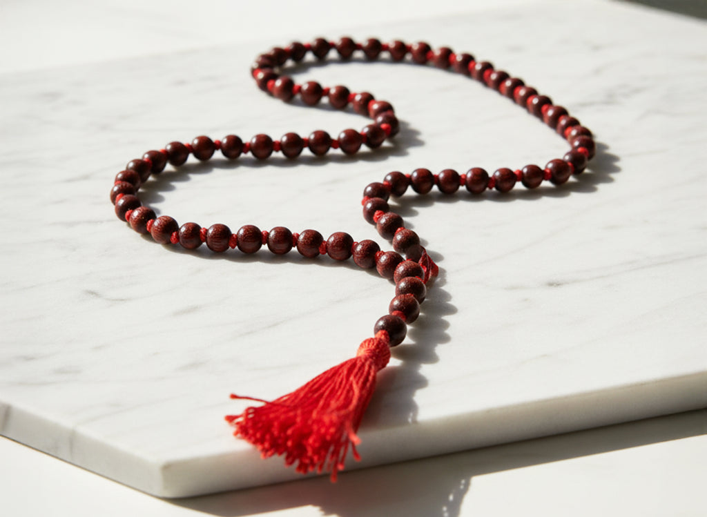 Red Chandan Mala (Sandalwood Mala)