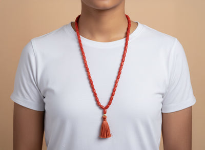 Red Coral Mala (Moonga Mala)