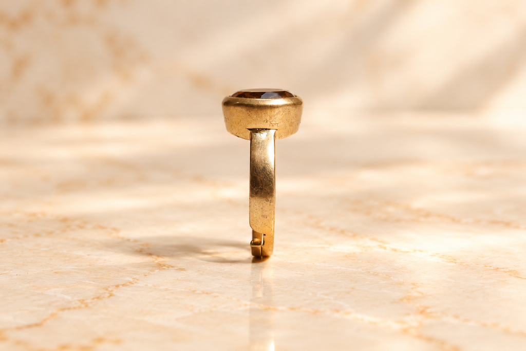 Sunela Citrine Ring (6 to 7 Ratti)