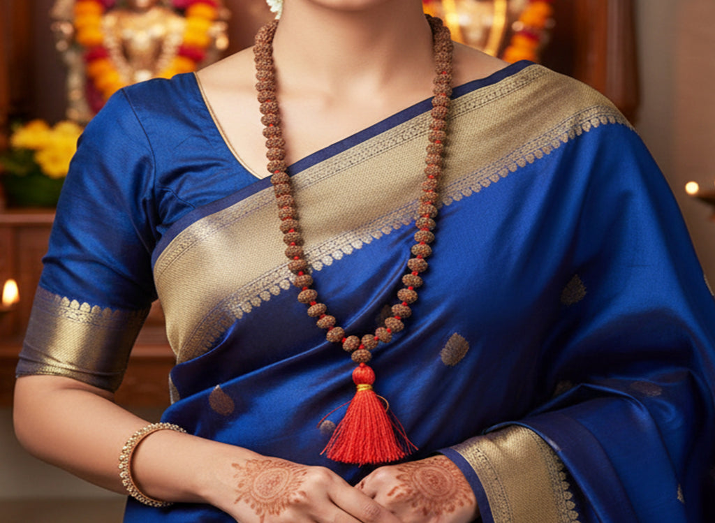 Dus Mukhi Rudraksha Mala (108 Beads)