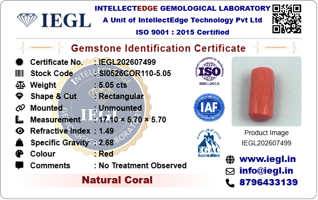 Red Coral - 5.05 Carat