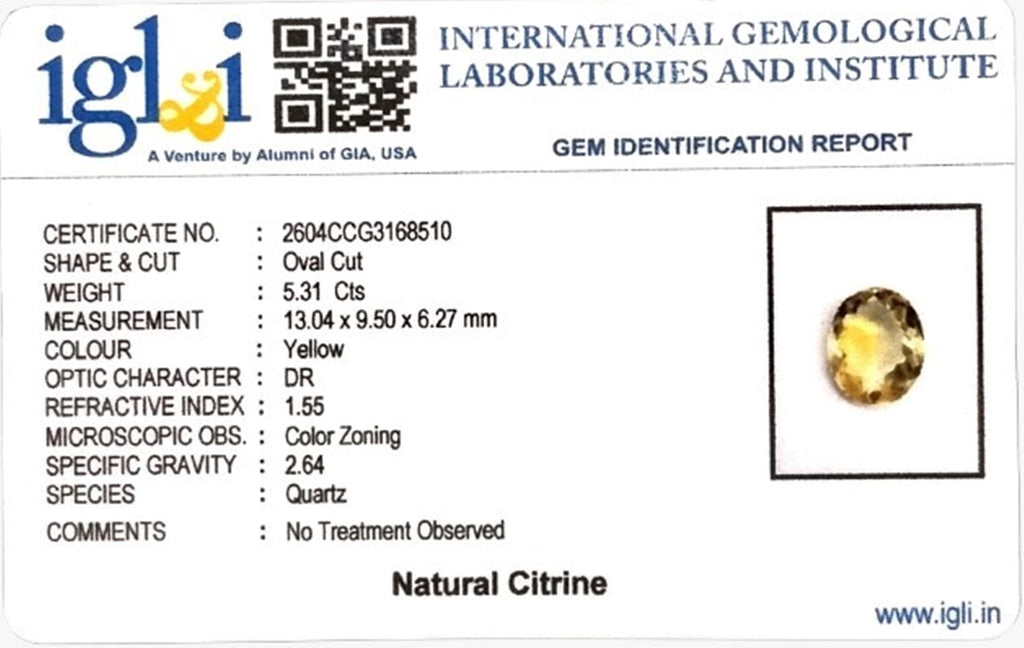 Citrine - 5.31 Carat