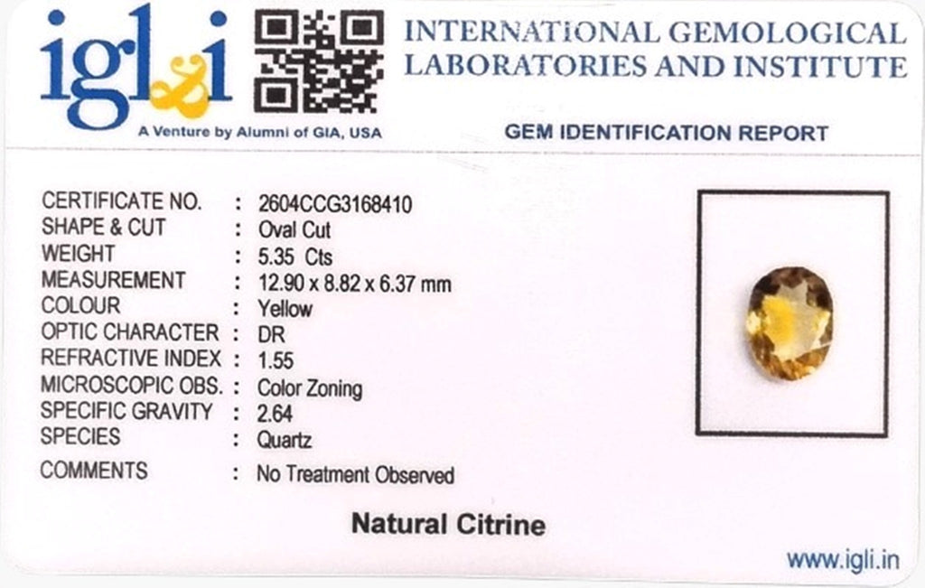 Citrine - 5.35 Carat