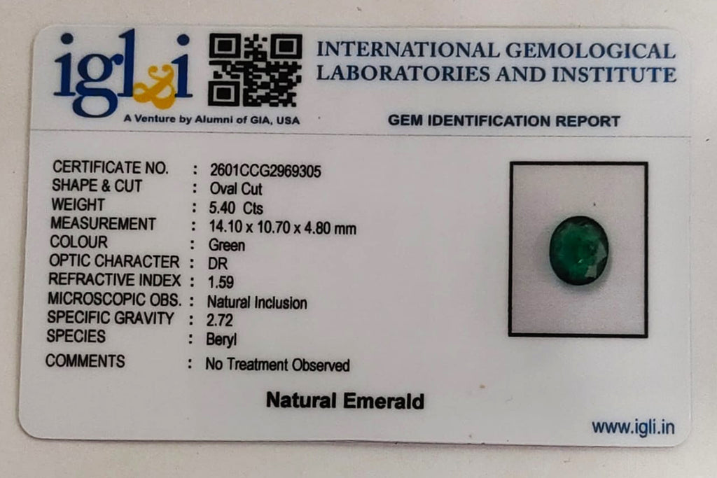Zambian Emerald 5.4 Carat