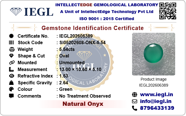 Onyx - 5.54 Carat
