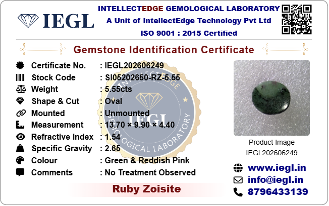 Ruby Zoisite - 5.55 Carat