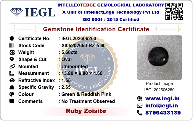 Ruby Zoisite - 5.60 Carat