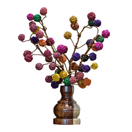 Rudraksha Tree (54 Beads Multicolor)