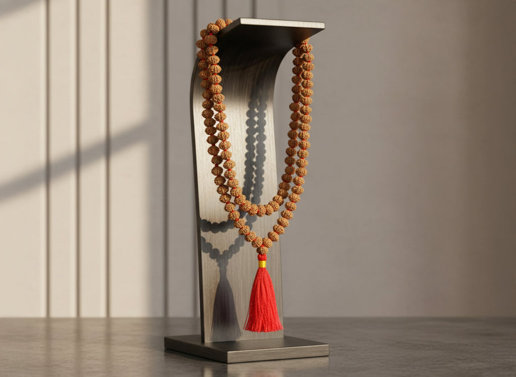 4 Mukhi Rudraksha Mala (108 Beads)