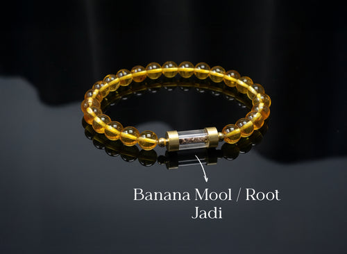 Natural Citrine Jadi Bracelet
