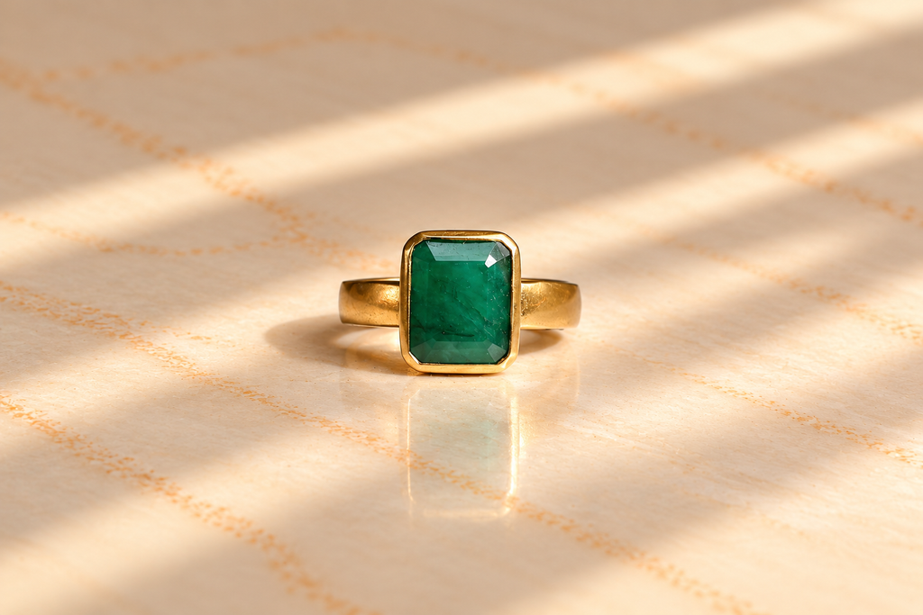 Emerald (Panna) Ring (6 to 7 Ratti)