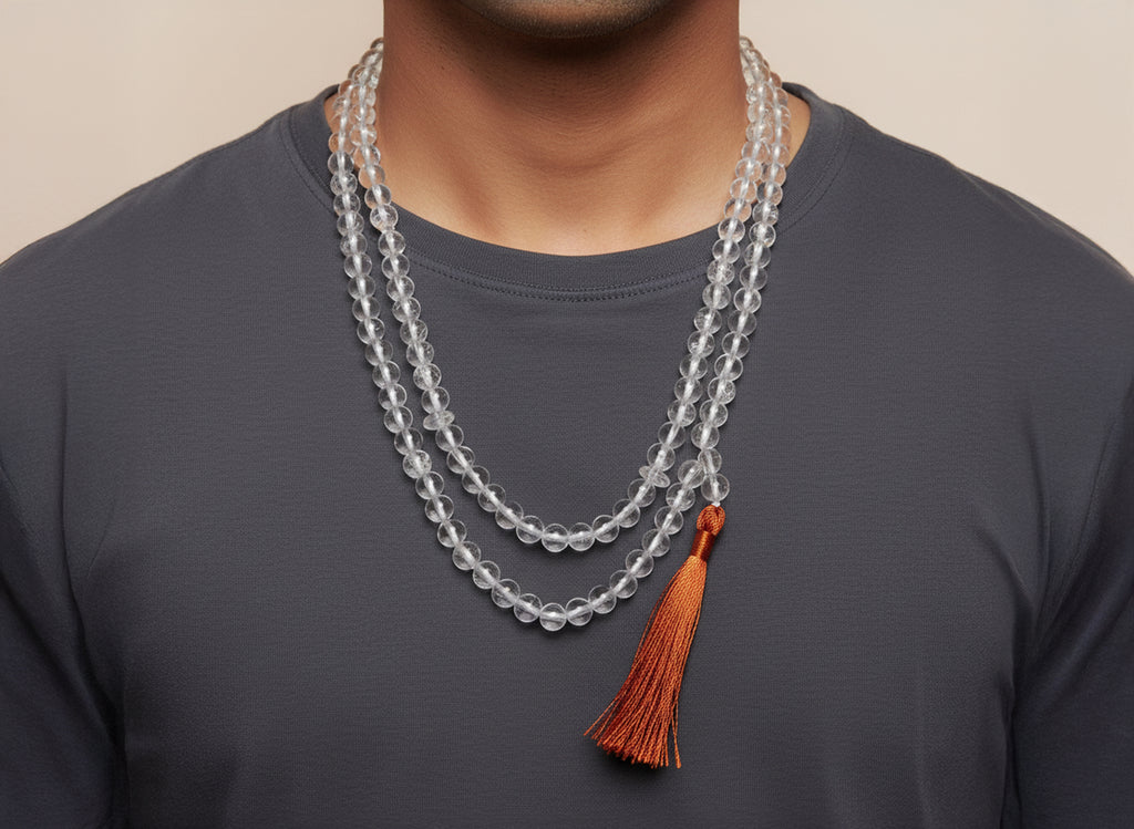 Sphatik Mala - 108 beads