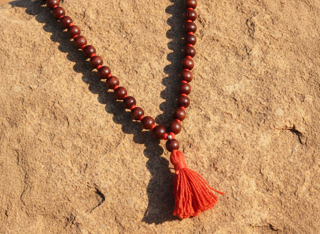 Red Chandan Mala (Sandalwood Mala)