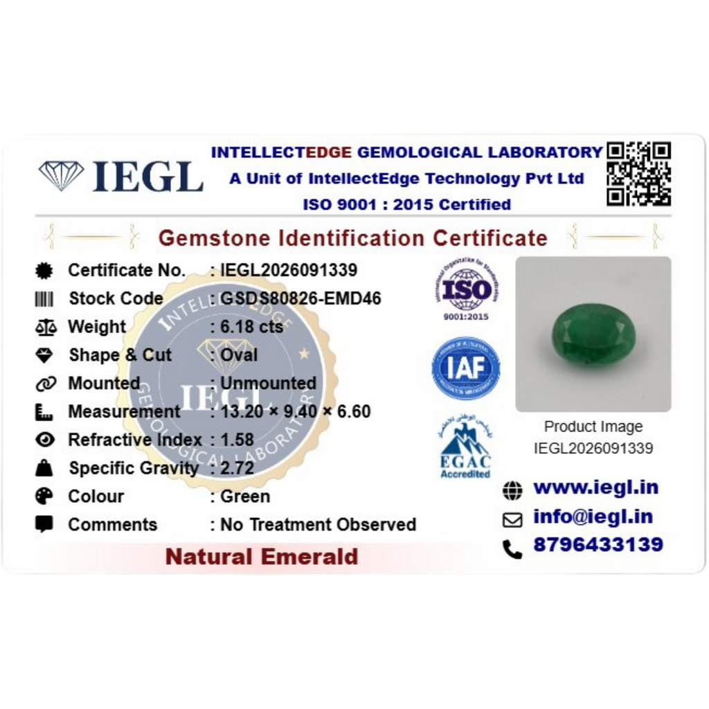 Brazilian Emerald - 6.18 Carat