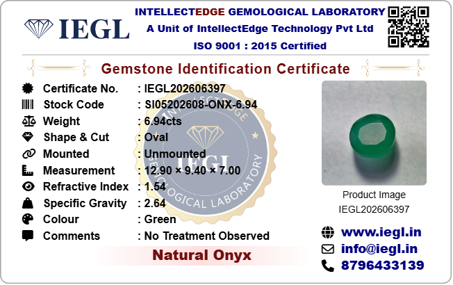 Onyx - 6.94 Carat