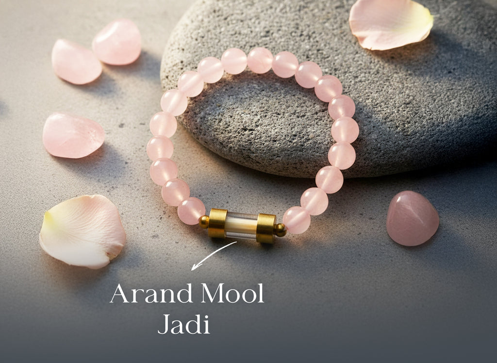 Rose Quartz Jadi Bracelet