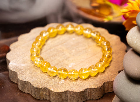 Natural Citrine (Sunela) Bracelet