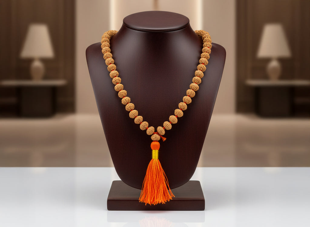 Aath Mukhi Rudraksha Mala (108 Beads)