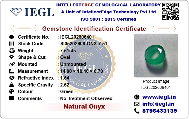 Onyx - 7.51 Carat