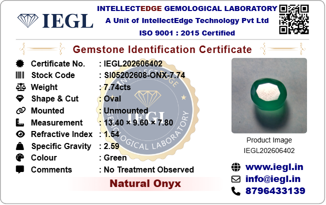 Onyx - 7.74 Carat