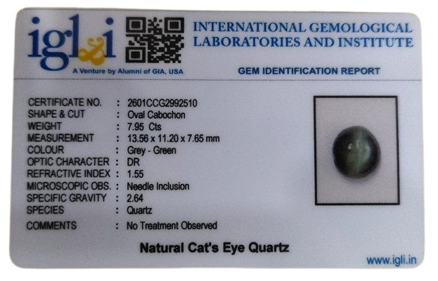 Cat Eye 7.95 Carat
