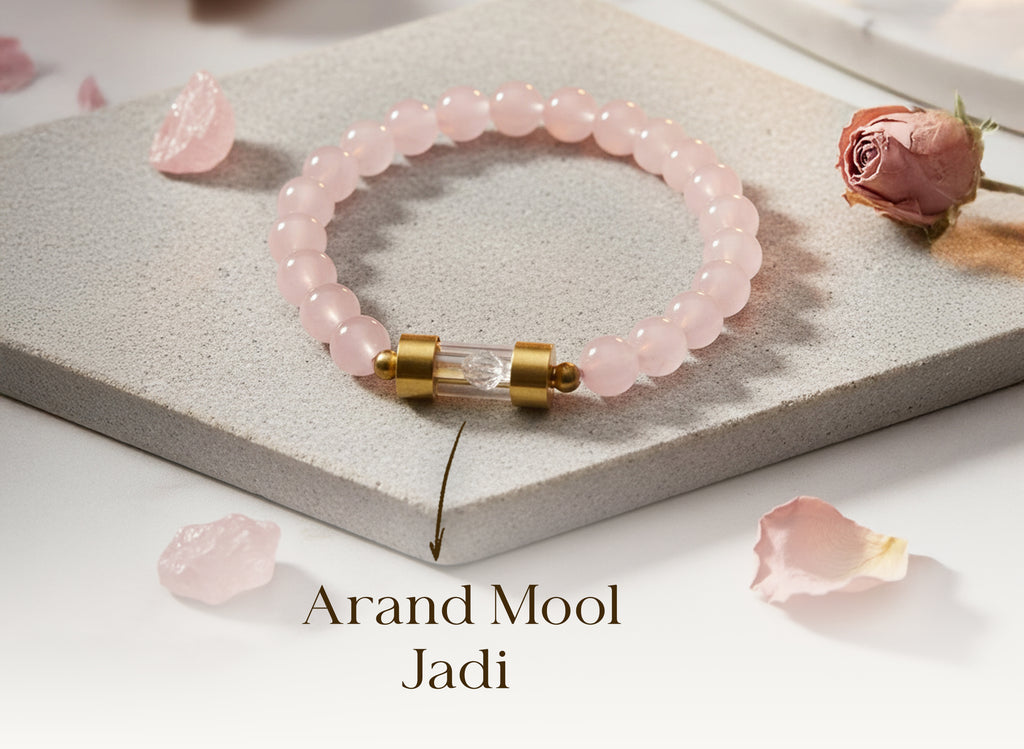 Rose Quartz Jadi Bracelet
