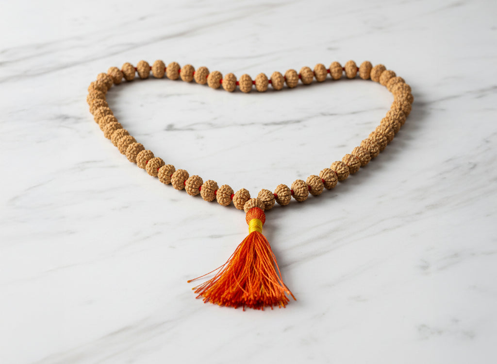 Aath Mukhi Rudraksha Mala (108 Beads)