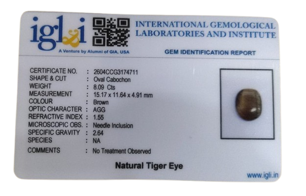 Tiger Eye - 8.09 Carat
