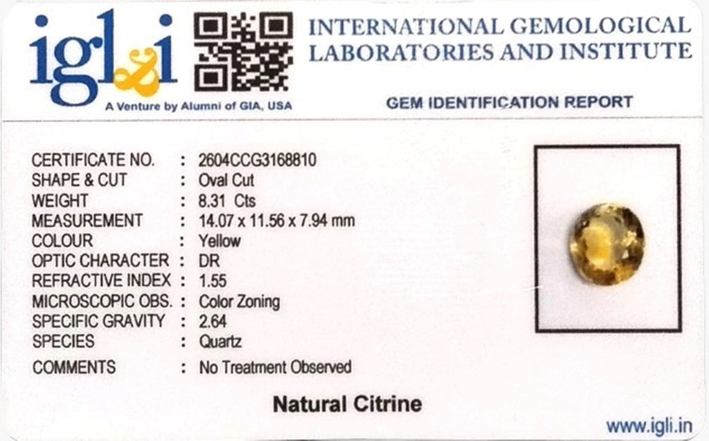 Citrine - 8.31 Carat