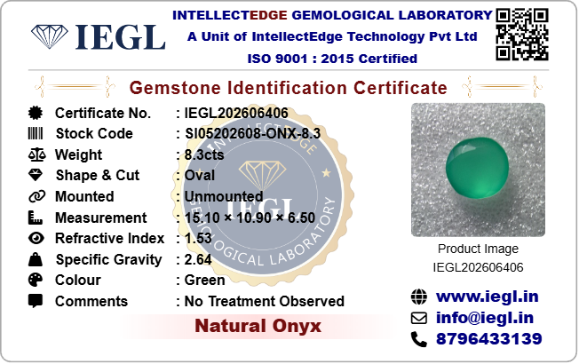 Onyx - 8.30 Carat