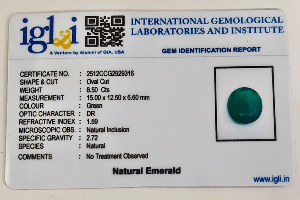 Zambian Emerald 8.5 Carat