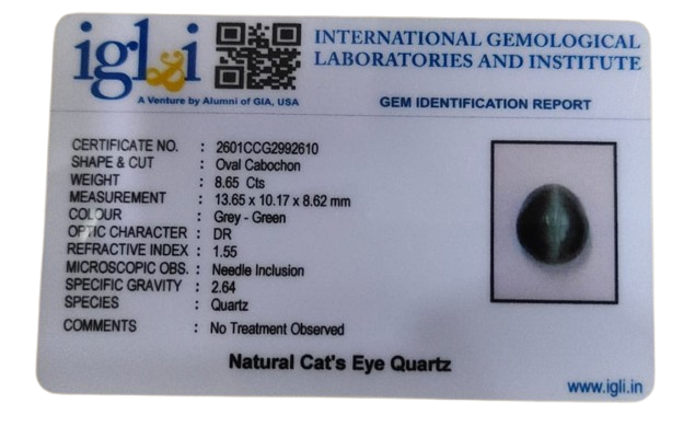 Cat Eye 8.65 Carat