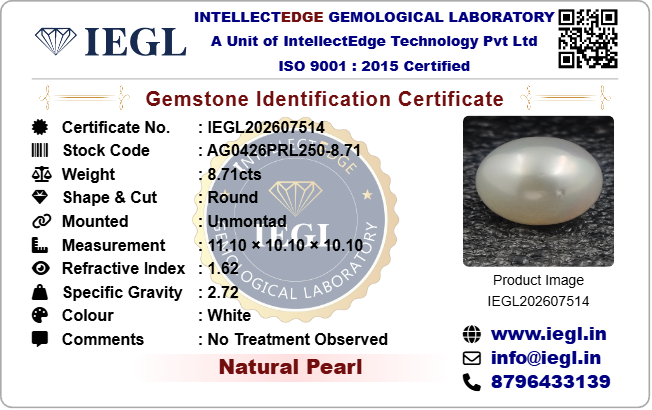 South Sea Pearl - 8.71 Carat