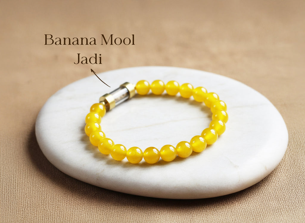 Yellow Agate Jadi Bracelet