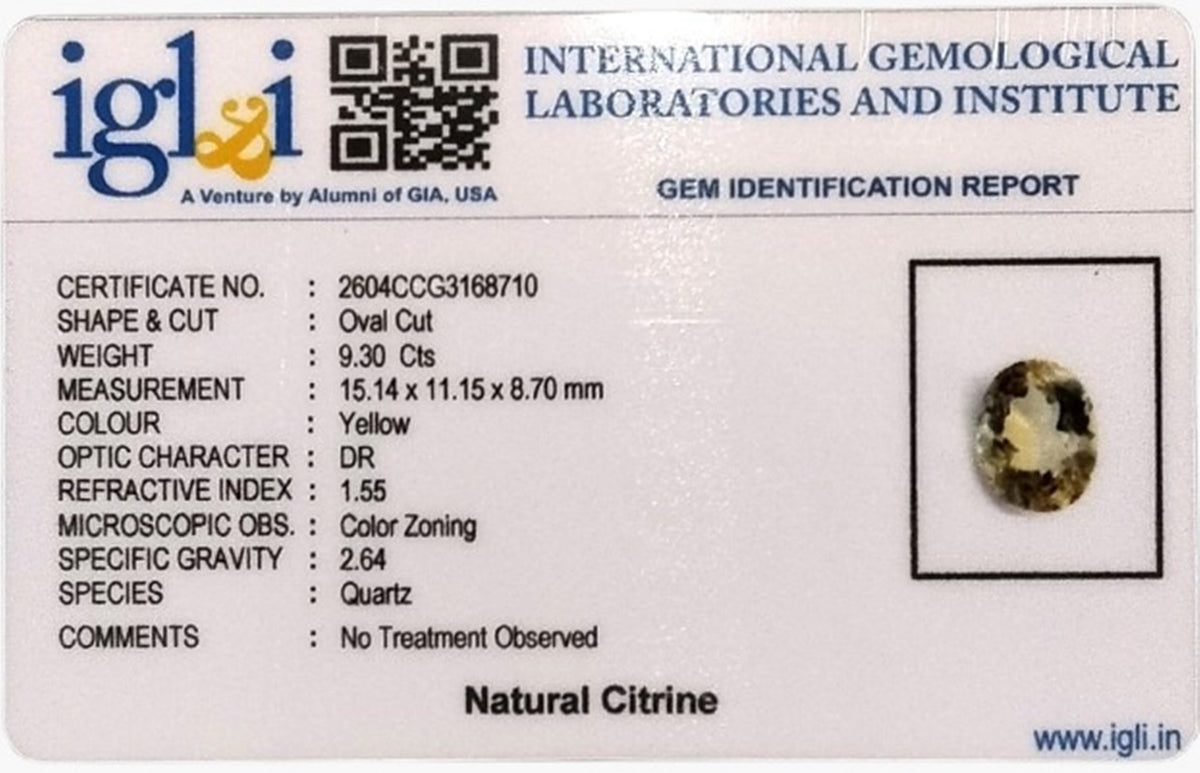 Citrine - 9.3 Carat