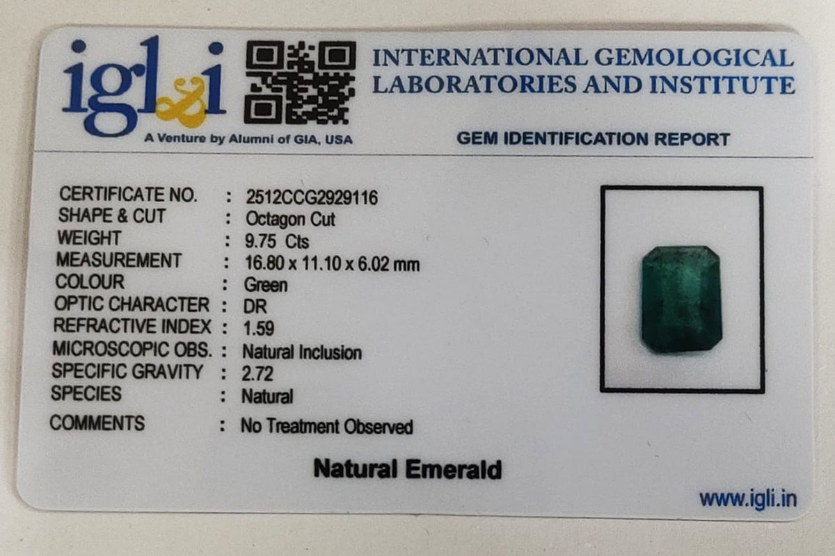 Zambian Emerald 9.75 Carat