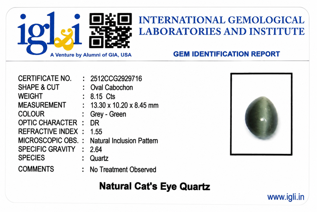Cat Eye 8.15 Carat