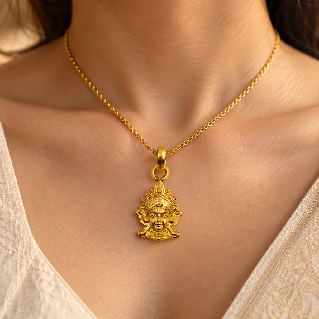 Nav Durga Pendant (Panchdhatu)