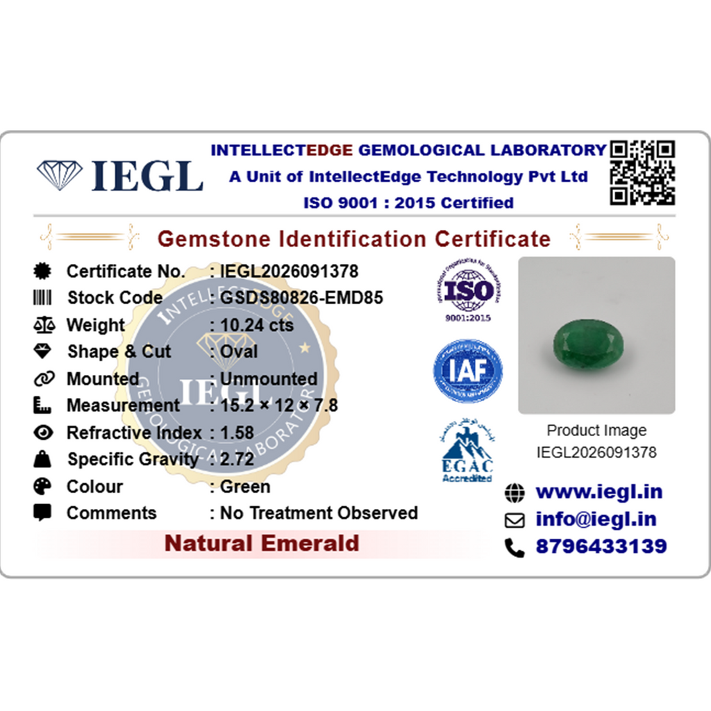Brazilian Emerald - 10.24 Carat
