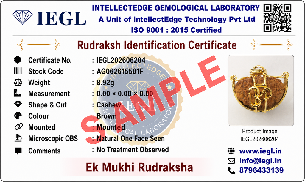 1 Mukhi (OM) Rudraksha
