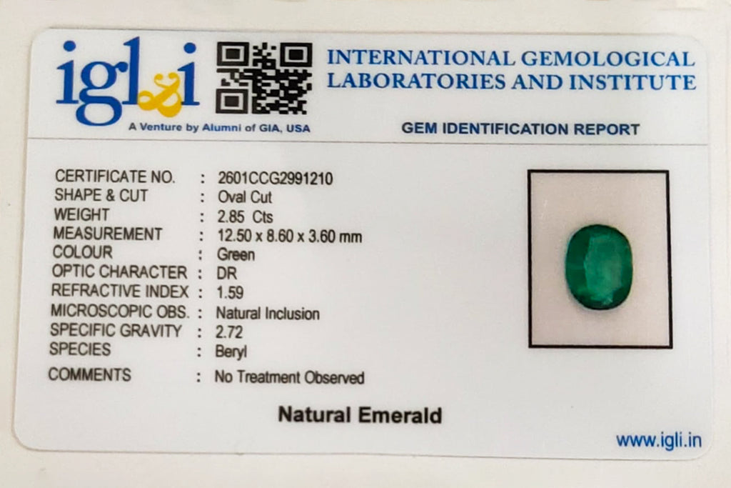 Emerald 2.85 Carat (Grade A)