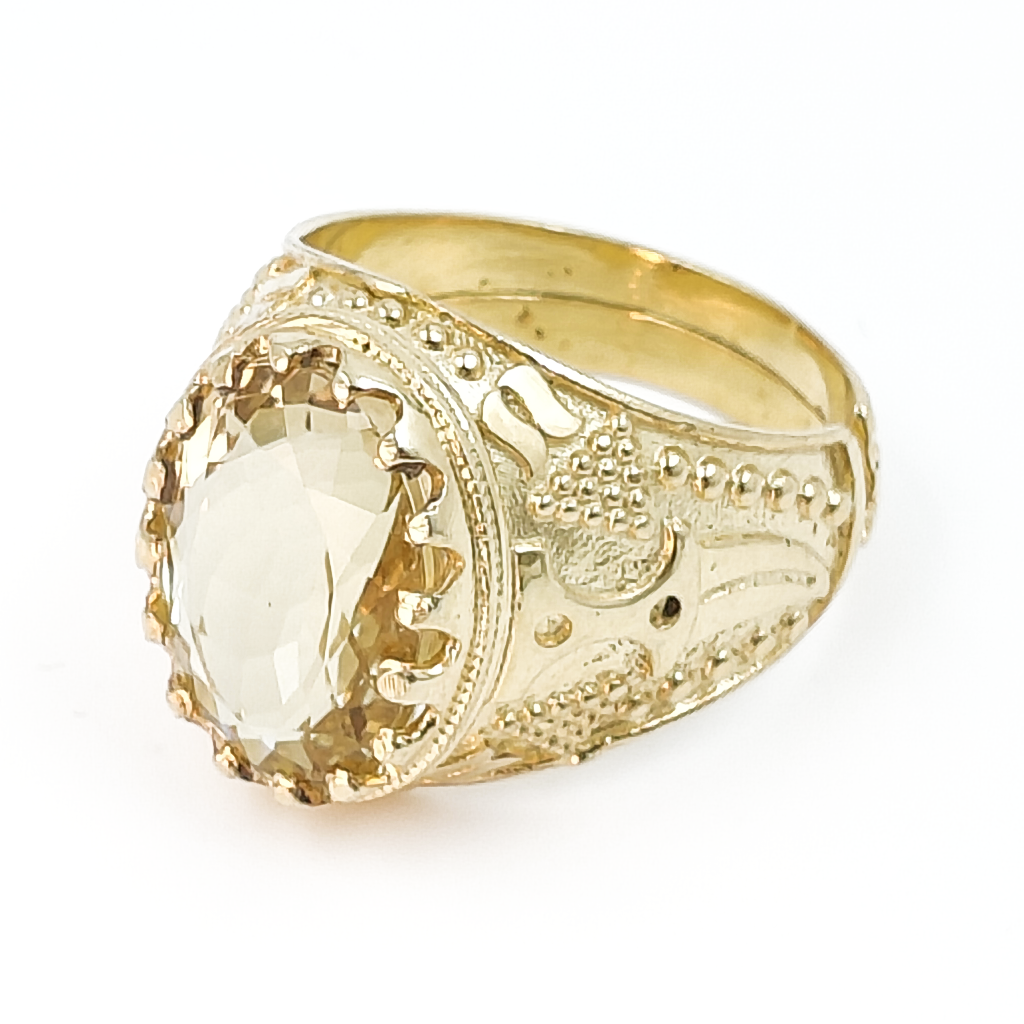 Royal Citrine Ring (9.30 Carat)