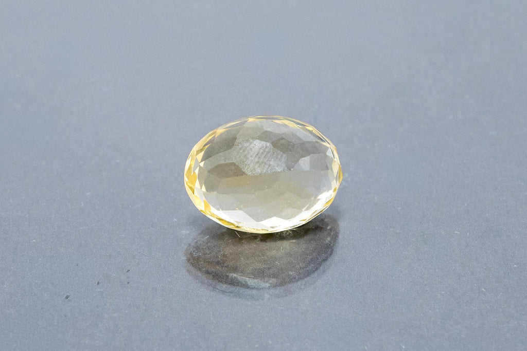 citrine 11.73 carat back image