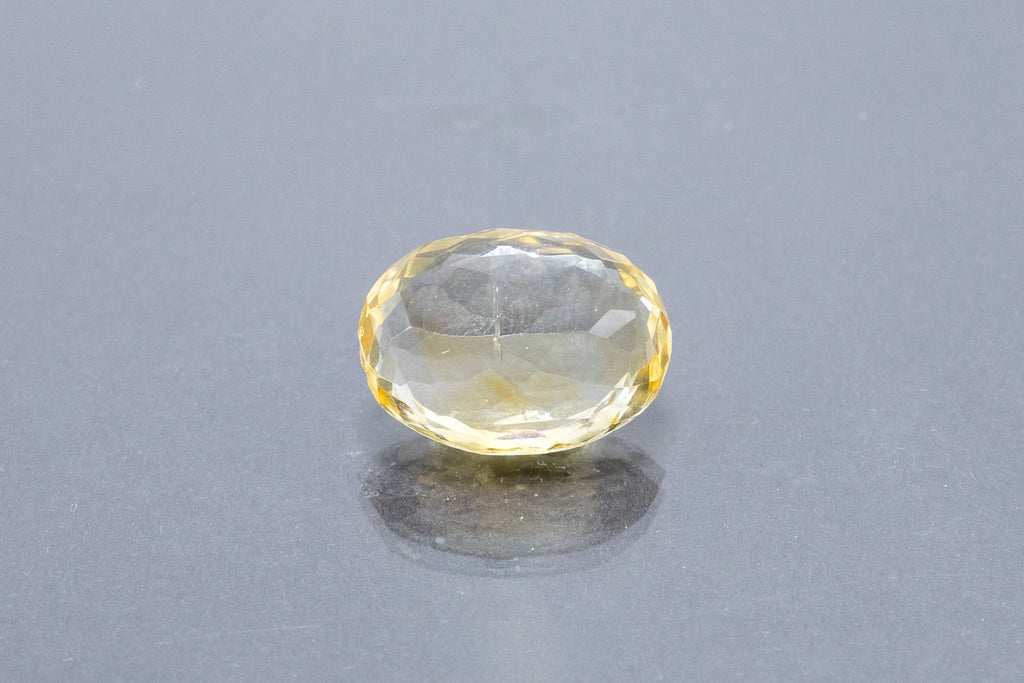 citrine 11.92 carat back image