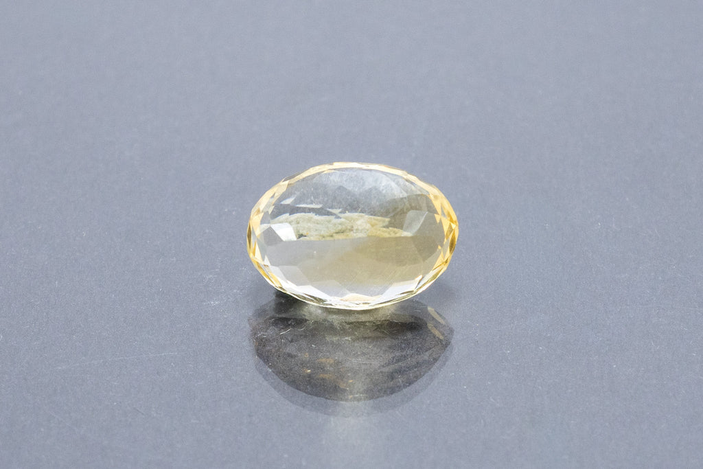 citrine 9.36 carat back image