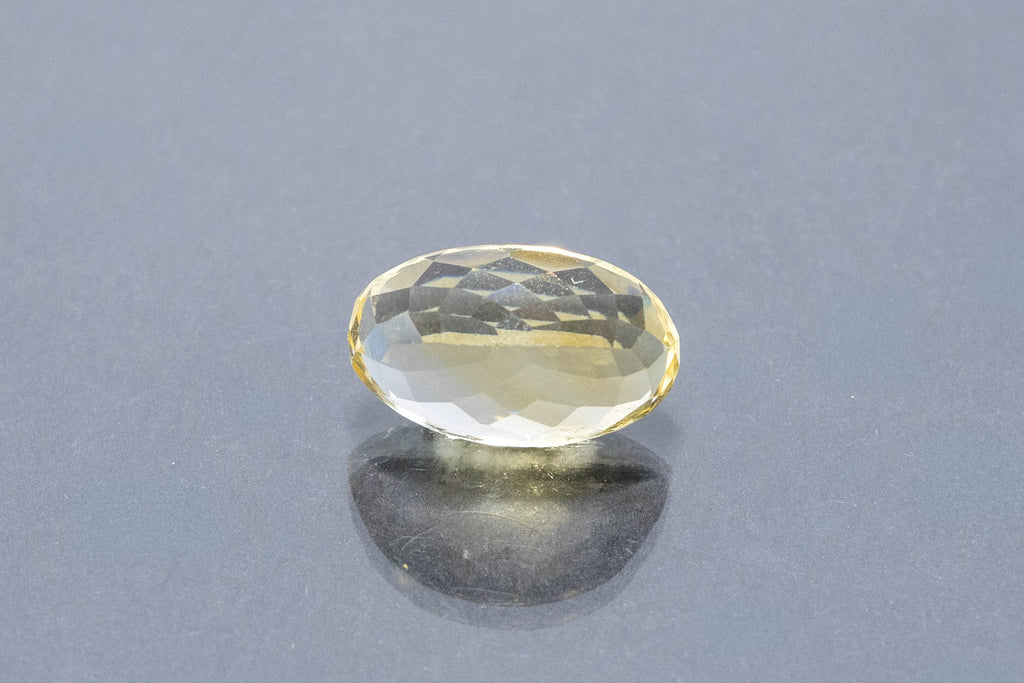 citrine 9.73 carat back image