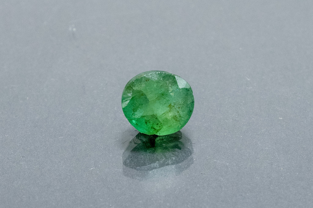 brazilian emerald 2.45 carat back image