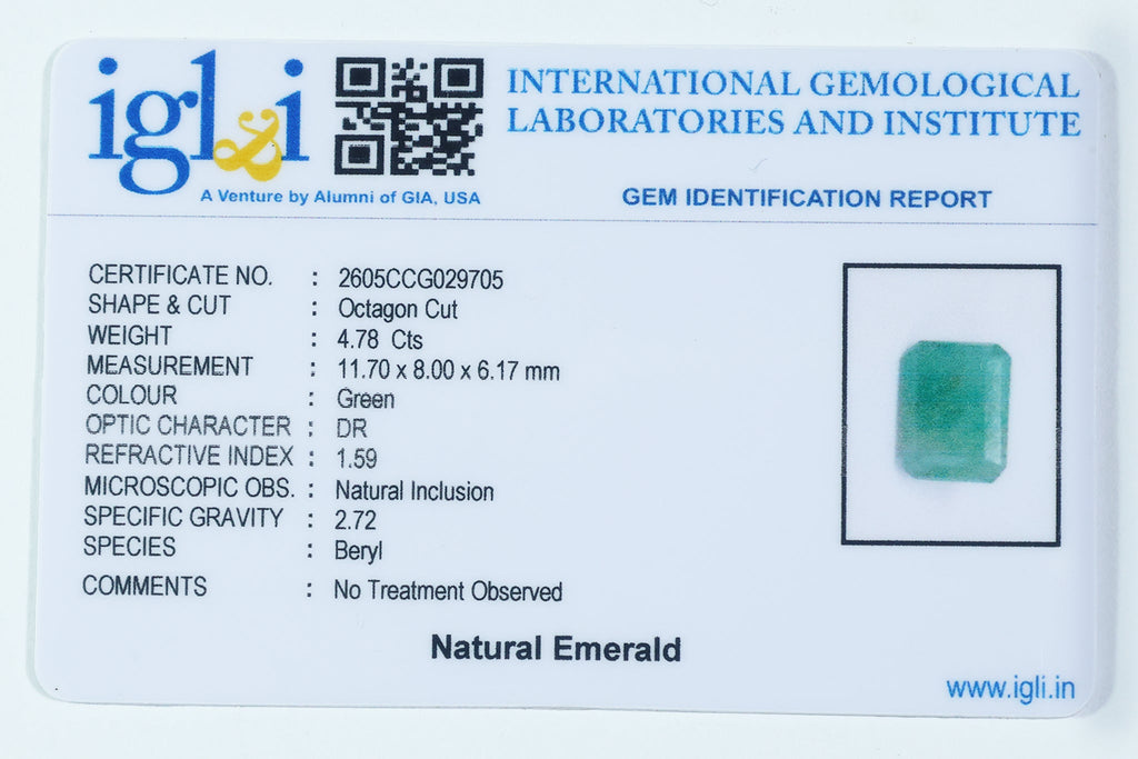 Brazilian Emerald - 4.78 Carat